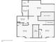 Second floor plan displaying the layout of the home, including the bathrooms and bedrooms at 214 Harmony Lake Dr, Canton, GA 30115