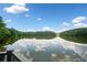 Scenic lake view featuring a calm body of water with lush green trees lining the shoreline at 214 Harmony Lake Dr, Canton, GA 30115
