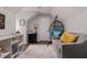 Cozy basement area with a comfortable seating arrangement and stylish decor at 6492 Swift Creek Road, Lithonia, GA 30058