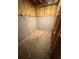 Exposed foundation with unfinished walls showing framed lumber and insulation at 1 Thorntree Pass, Powder Springs, GA 30127