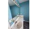 A bathroom featuring dual sinks and a vanity, with tile flooring at 1 Thorntree Pass, Powder Springs, GA 30127