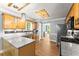 Modern kitchen with granite countertops, stainless steel appliances, and ample cabinet space at 15 Miners Pt Se, Acworth, GA 30102