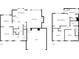 Detailed floor plan showcasing the layout of the first and second floors at 268 Heathrow Dr, Riverdale, GA 30274