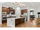 Elegant kitchen showcasing a marble island, stainless steel appliances, and hardwood flooring at 538 Sarabrook Pl, Sandy Springs, GA 30342