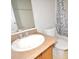 Bathroom vanity with sink and toilet at 2172 Cold Springs Cir, Lithonia, GA 30058