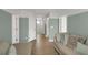 Bright hallway showcases modern two-tone wall paint, seamlessly connecting the living spaces at 2820 Aralynn Way, Atlanta, GA 30337