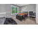 Bedroom with gray walls and a window at 4771 Moon Chase Dr, Buford, GA 30519