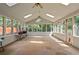 Bright sunroom with skylights and lots of windows to let the sunlight in at 533 Coolsprings Walk, Woodstock, GA 30188