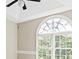 Bedroom with tray ceiling and natural light from large window at 533 Coolsprings Walk, Woodstock, GA 30188