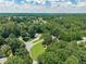 Aerial view showcases lush trees, community, and beautiful neighborhood homes at 3275 Cherry Oak Ln, Cumming, GA 30041