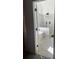 Luxurious bathroom with marble-look tile, a modern soaking tub, walk in shower, and black fixtures for a spa-like retreat at 162 Camden Woods Dr, Dallas, GA 30157