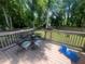 Back deck featuring a table with seating and a view of the lawn at 2500 Trent Dr, Marietta, GA 30066