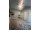 Bedroom with high ceilings, gray paint, and modern closet with doors at 2500 Trent Dr, Marietta, GA 30066