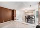 Open-concept living space with a dining area, cozy living room, and access to the well-lit kitchen at 2601 Brandenberry Dr, Decatur, GA 30034