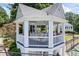 Picturesque gazebo with seating offers a relaxing spot with scenic views at 2500 Ashbourne Dr, Lawrenceville, GA 30043