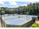 Well-maintained tennis courts offer a great recreational amenity at 2500 Ashbourne Dr, Lawrenceville, GA 30043