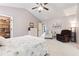 The carpeted main bedroom features a vaulted ceiling, multiple closets, and lots of natural light at 6202 Oakdale Ridge Se Ct, Mableton, GA 30126