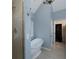 Relaxing bathroom featuring walk in shower and soaking tub and modern fixtures at 4673 Jefferson Township Pl, Marietta, GA 30066
