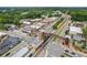 Wonderful aerial shot of city with train running through it at 4847 Lakewood Dr, Acworth, GA 30101