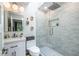 Beautiful bathroom showcases clean lines and modern finishes with a spacious walk-in shower with glass enclosure at 1192 Cleburne Ne Ave, Atlanta, GA 30307