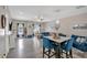 Bright and airy living room with blue accents and an open layout at 261 Venture Path, Hiram, GA 30141