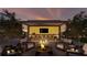 Outdoor rooftop terrace with comfortable seating, an outdoor bar, and a cozy fire pit at 318 Sandy Springs Cir # 120, Sandy Springs, GA 30328