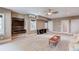 Finished basement area featuring plush carpet and entertainment area at 260 W Peachtree St, Norcross, GA 30071