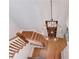 Foyer with hardwood floors and a chandelier at the entrance of the home at 260 W Peachtree St, Norcross, GA 30071