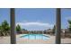 Beautiful community pool with lounge seating, and manicured landscaping at 3209 Telhurst Way, Buford, GA 30519