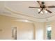 Comfortable bedroom with soft carpet, natural light from the window, and an arched doorway feature at 115 Dunlavin Dr, Acworth, GA 30102