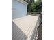 Gray wood deck showing the railing at 3871 Portland Trail Dr, Suwanee, GA 30024