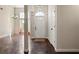 Spacious foyer featuring stained concrete floors and high ceilings at 625 Chaseridge Dr, Mcdonough, GA 30253