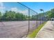 Community tennis court with well-maintained surface and surrounding landscape at 201 Providence Dr, Dallas, GA 30157