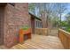 Wooden deck offers outdoor space at 3916 S Martin Way, Lithia Springs, GA 30122