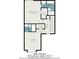 Detailed floor plan showcasing the layout of the primary bedroom, bathroom, and bedroom, as well as the hall and walk in closets at 1221 Overton Dr, Lawrenceville, GA 30044