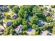 An aerial shot shows manicured lawns, mature trees, and beautiful homes in a well-planned neighborhood at 1412 Lanier Ne Mnr, Atlanta, GA 30319