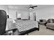 Large main bedroom features neutral paint, carpet flooring, and ample natural light at 611 Sugar Prairie Bnd, Lawrenceville, GA 30045