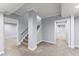 Spacious basement with multiple entryways and staircase at 15 Vickwood Court Ne, Marietta, GA 30068