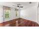 Bright bedroom with hardwood floors, white walls, and natural light from the windows at 15 Vickwood Court Ne, Marietta, GA 30068