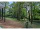 View of home's wooded backyard, which provides a peaceful natural setting at 772 Brookwood Sw Ter, Lilburn, GA 30047