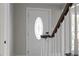 Entryway with patterned front door at 772 Brookwood Sw Ter, Lilburn, GA 30047