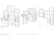 Combination of floorplans; first, second, and basement levels at 10119 Azalea Dr, Covington, GA 30014
