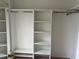 Closet with built in shelving at 1725 Spindle Top Sw Ct, Lilburn, GA 30047