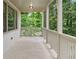 View of the porch showing white painted rails and outdoor view at 4103 Statewood Ne Rd, Atlanta, GA 30342