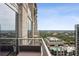High rise balcony offers amazing city views, plus seating at 855 Peachtree Ne St # 3005, Atlanta, GA 30308