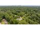 Expansive aerial view showing the property's lush surroundings and distant city skyline at 1355 Lockwood Sw Dr, Atlanta, GA 30311