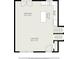 Floor plan showing layout of the kitchen, dining, and living areas at 3195 Newcastle Way, Snellville, GA 30039