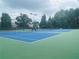 Community tennis courts with green surroundings for recreational enjoyment at 5771 Vinings Retreat Sw Way, Mableton, GA 30126
