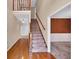 Elegant foyer with hardwood floors and staircase at 5148 Coolamber Dr, Powder Springs, GA 30127