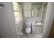 Bathroom featuring a vanity, toilet and shower stall at 742 Starlight Ne Ct, Sandy Springs, GA 30342